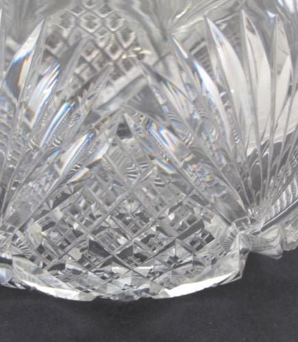 American Brilliant Period Cut Glass Pitcher  Antique - O'Rourke crystal awards & gifts abp cut glass