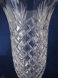 Hand cut lead  Crystal large Award vase, Can be customized 17.5" - O'Rourke crystal awards & gifts abp cut glass