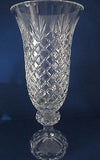 Hand cut lead  Crystal large Award vase, Can be customized 17.5" - O'Rourke crystal awards & gifts abp cut glass