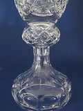 Hand cut lead  Crystal large Award vase, Can be customized 17.5" - O'Rourke crystal awards & gifts abp cut glass
