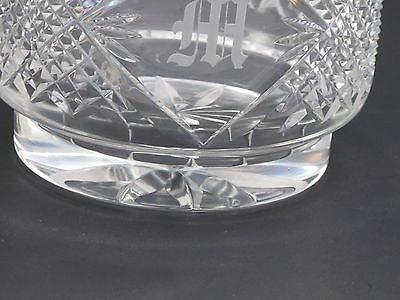 Hand cut lead  Crystal bowl, Can be customized glass M - O'Rourke crystal awards & gifts abp cut glass