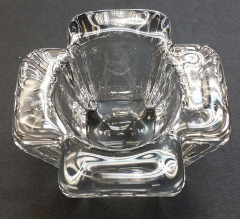 Signed orrefors votive candle holder, CRYSTAL - O'Rourke crystal awards & gifts abp cut glass