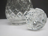 Rogaska signed Hand Cut glass decanter Queen 24% lead crystal - O'Rourke crystal awards & gifts abp cut glass