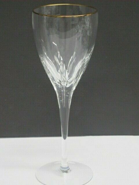 Vintage Romanian Gold Rimmed Etched Small Wine Glasses,goblets