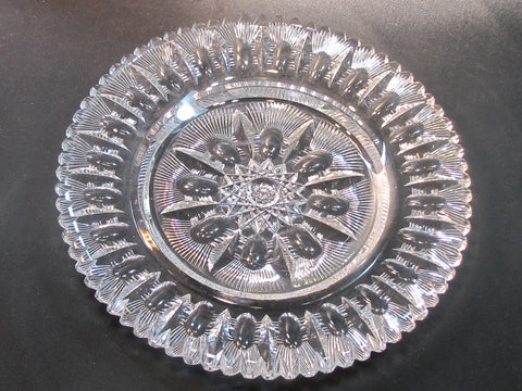 ABP cut glass under plate American brilliant