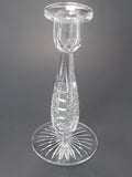 Candlestick American Brilliant Period hand Cut Glass Antique Tear drop