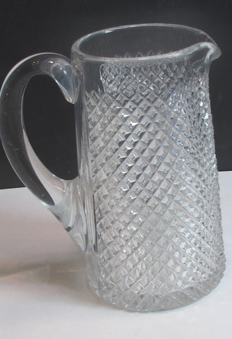 ABP cut glass  pitcher