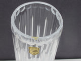 Hand Cut 24% lead crystal 11.75" VASE Poland