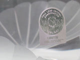 Signed Lenox Cut glass Fanlight bowl Crystal  Made in USA Limited collection auction