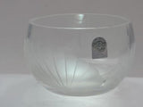 Signed Lenox Cut glass Fanlight bowl Crystal  Made in USA Limited collection auction