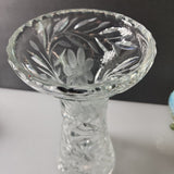 Cut glass vase antique