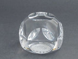 cut Glass hand made paperweight signed Cristallerie Lorraine France 1968 auction