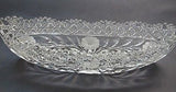 American Brilliant Period hand Cut Glass canoe dish abp antique auction