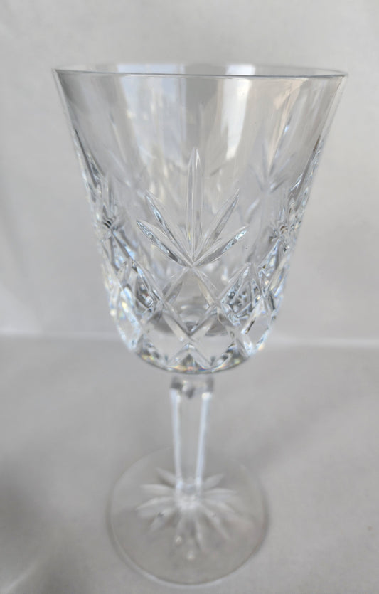 Lenox Cut glass Charleston goblet Crystal