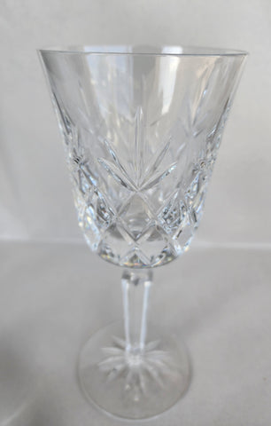 Lenox Cut glass Charleston goblet Crystal