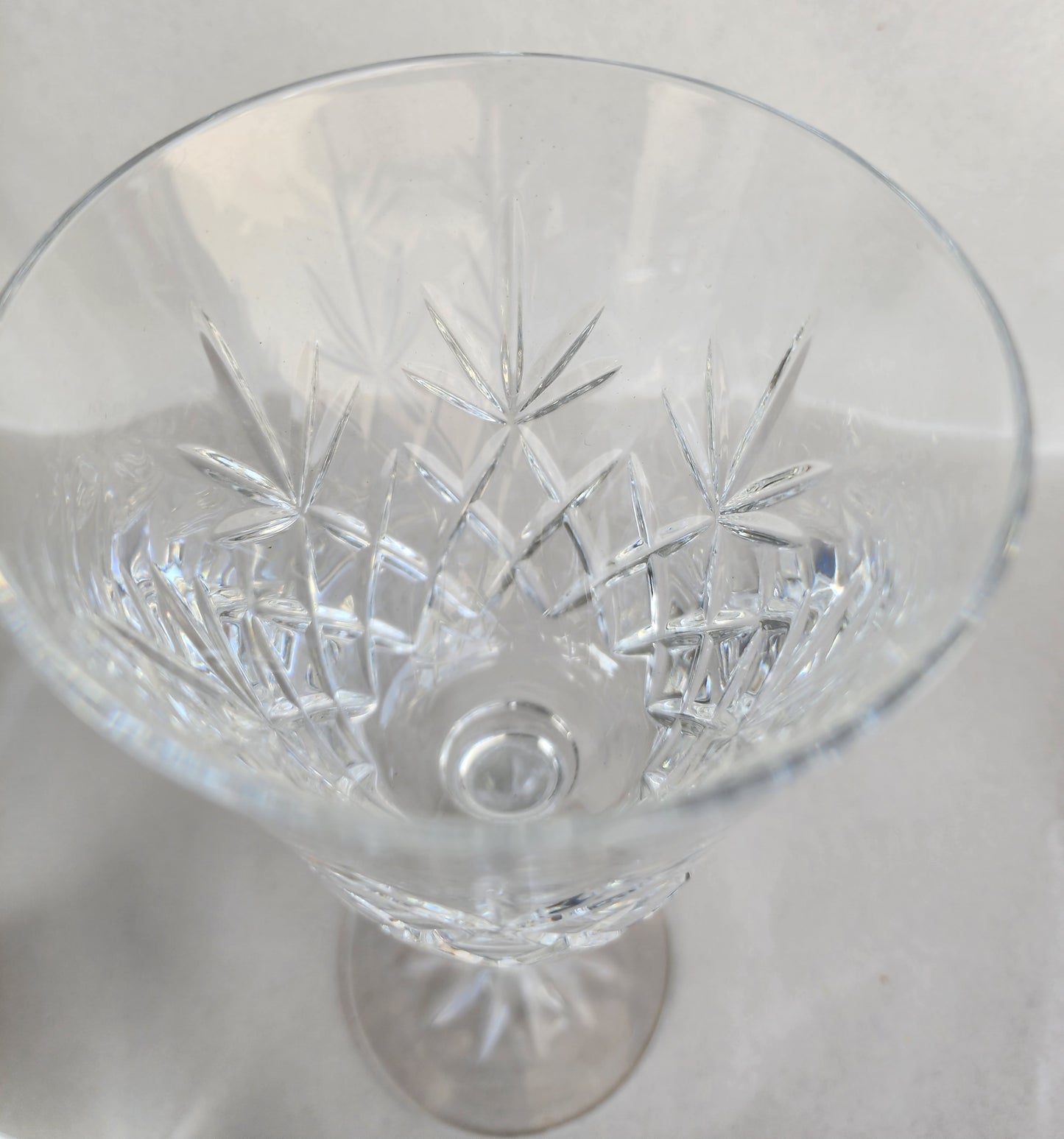 Lenox Cut glass Charleston wine Crystal