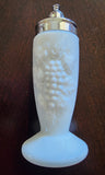 L E Smith milk Glass salt and pepper auction