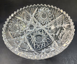 ABP cut glass bowl American brilliant adm