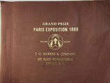 Hawkes paris exposition ACGA cut glass Catalog ABP