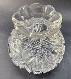 ABP Crystal Cut Glass flower center small