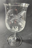 Lenox Cut glass LC1goblet Crystal Made in USA Mt Pleasant PA mouth blown