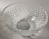 Signed Waterford crystal cut glass bowl