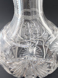 ABP cut glass Carafe , Antique crystal