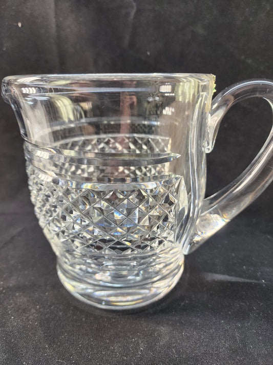 Signed Waterford Hand Cut crystal pitcher Irish Crystal ada1