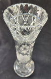 Cut glass Engraved vase antique