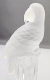 Frosted parrot glass Goebel