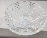 Hand Cut 34% lead crystal bowl HAND POLISHED  signed by Peter ORourke