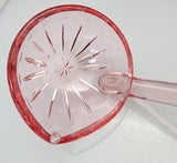 CUT GLASS Punch lathel pink