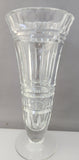 ORourke Hand cut glass vase flared