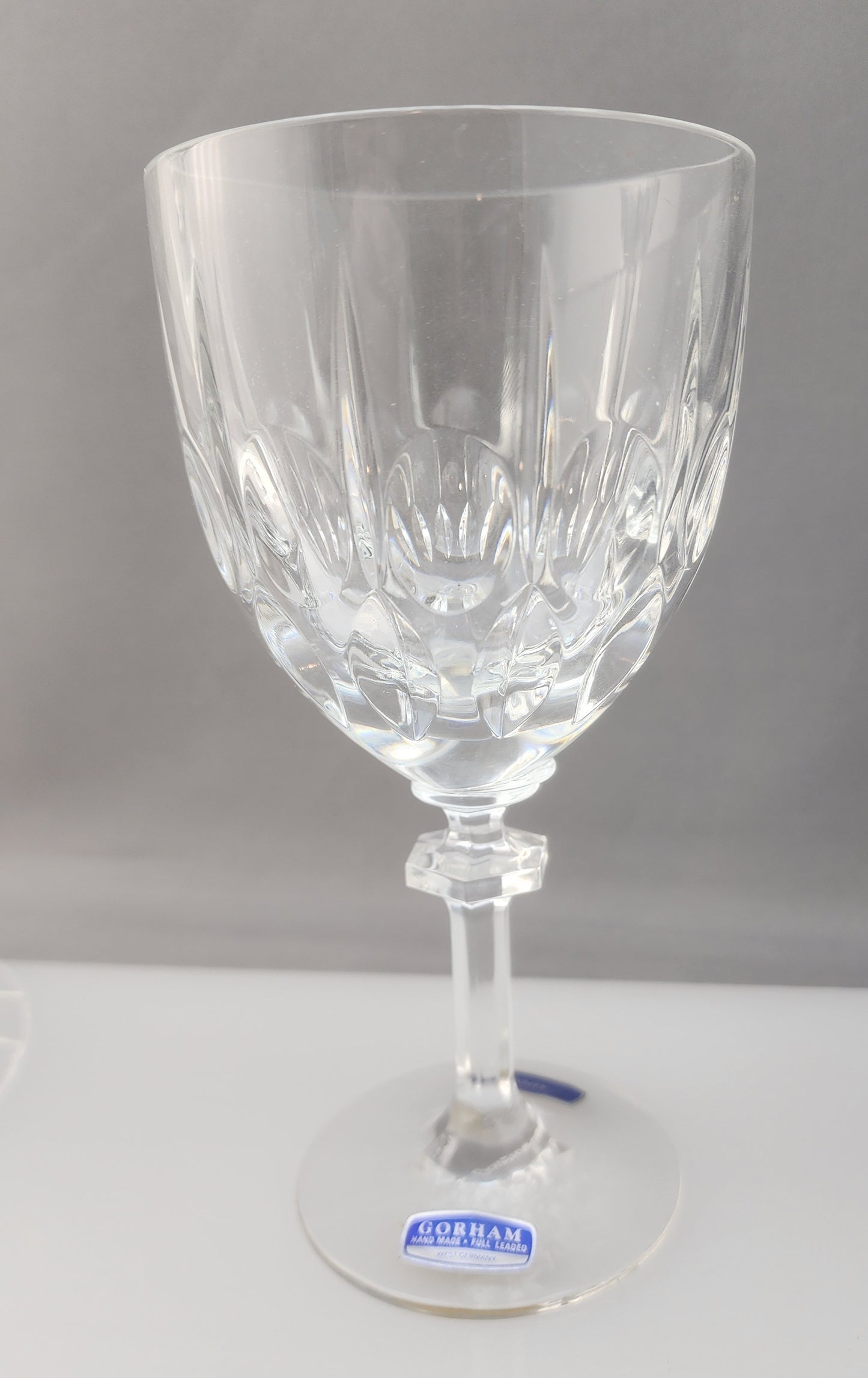 Gorham Crystal Aspen goblet