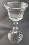 Hand Cut Crystal Chalice Signed O'Rourke 11.5"