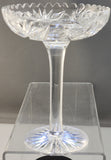 American Brilliant Period Cut Glass compote,  Antique glows pr242