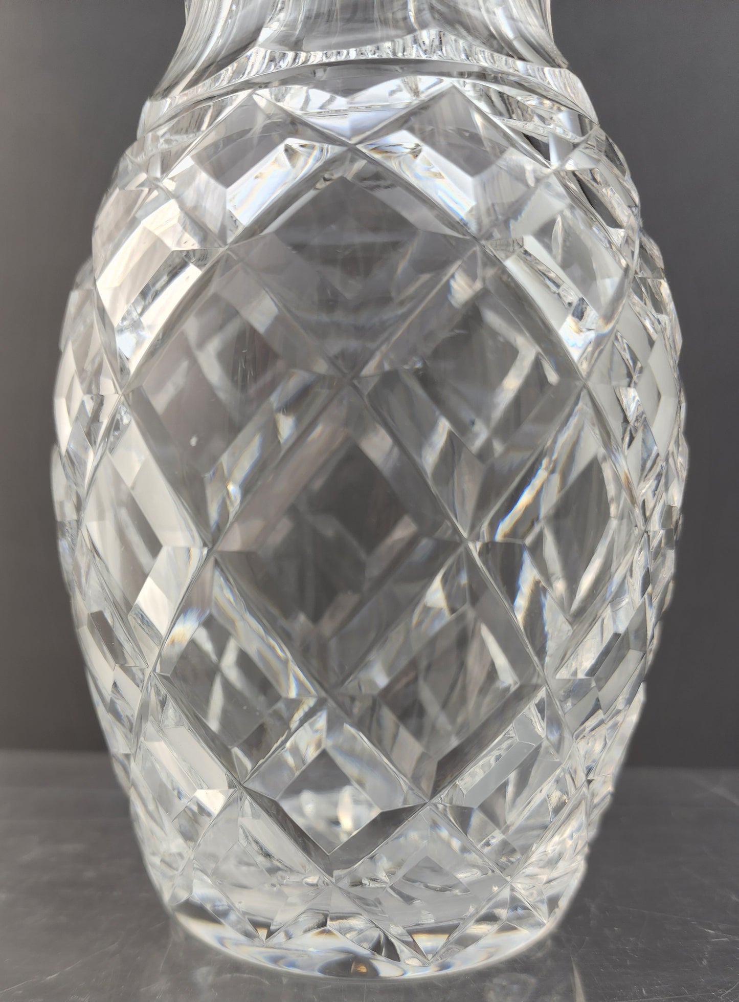 Signed Waterford crystal vase v16