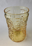 Bryce amber juice glass 4 piece auction