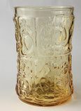 Bryce amber juice glass 4 piece auction