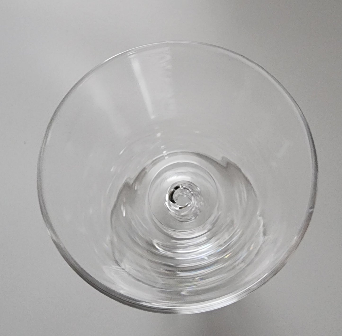 Steuben air twist cocktail glass