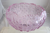 L E Smith Glass pink punch bowl auction