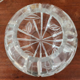 Hand Cut Glass rose bowl / vase