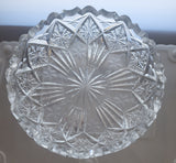 Cut glass low bowl ANTIQUE