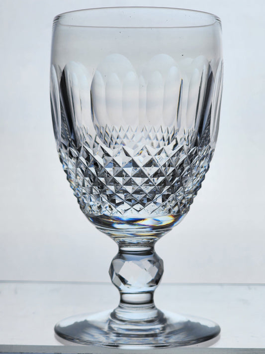 Signed Waterford CUT GLASS Colleen wine crystal Ireland