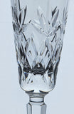 Pair Lenox Cut glass Charleston flute Crystal