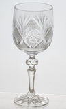 Hand cut goblet crystal