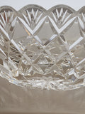 Cut Glass oval dish Antique