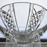 Hand Cut 24% lead crystal bowl HAND POLISHED  signed by Peter ORourke