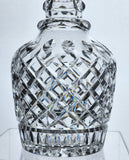 Vintage hand cut glass decanter