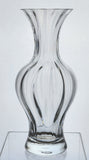 Glass optica vase Lenox USA crystal Signed